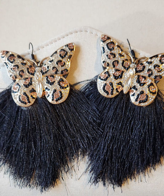 BUTTERFLY LEOPARD BLACK