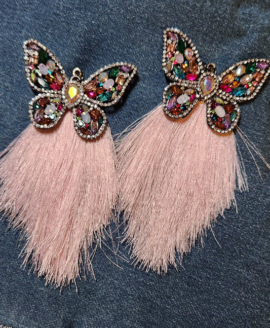 BUTTERFLY TASSEL PINK